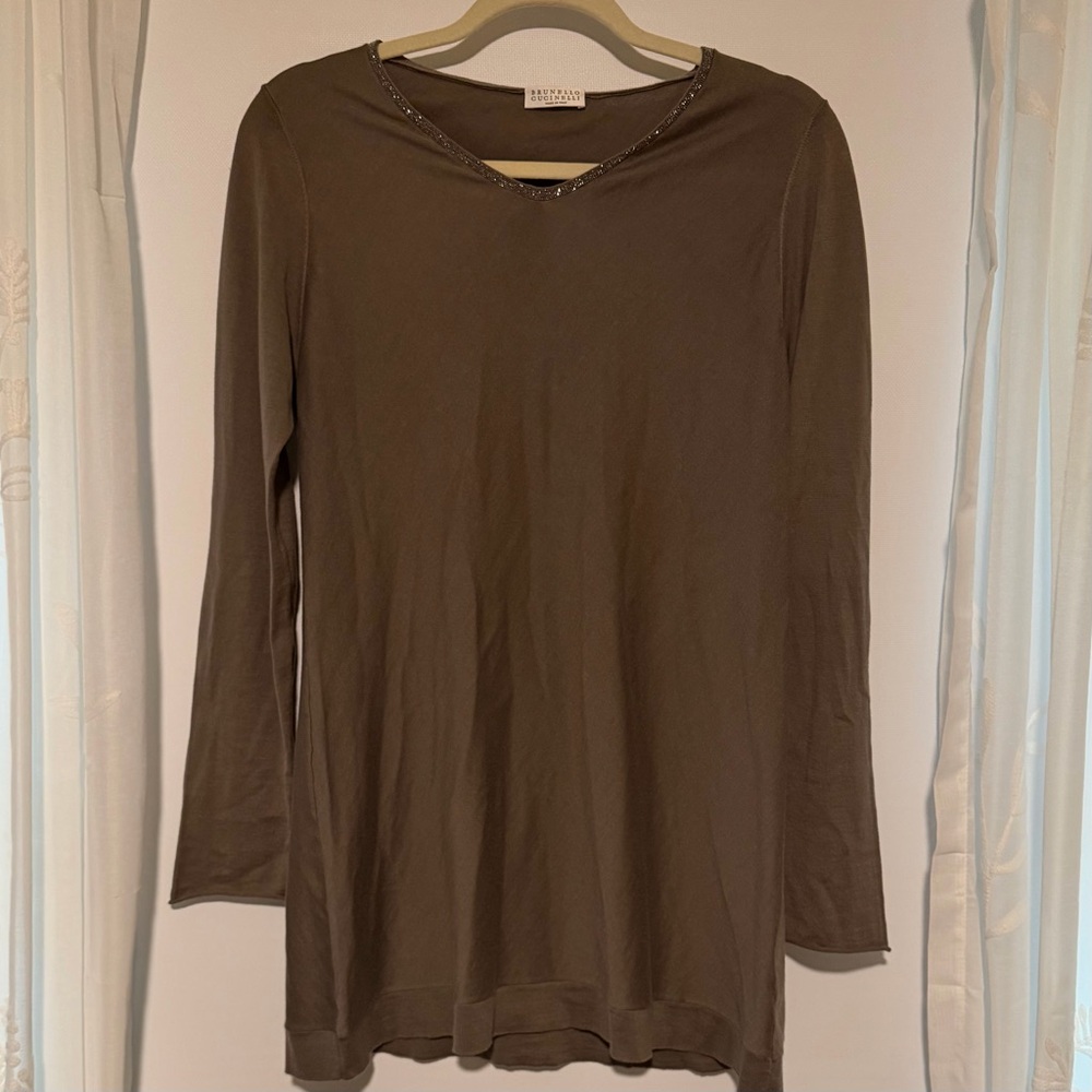 Brunello Cucinelli long sleeve top LG
